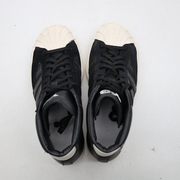 Adidas Y-3 Pro Model Men's Size 7.5 Black Leather Casual Athletic Sneakers - Picture 9 of 10